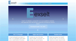 Desktop Screenshot of exselt.net